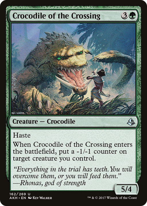 Crocodile of the Crossing (AKH-162) [Amonkhet] MTG Single Wizards of the Coast