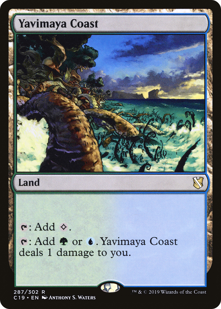 Yavimaya Coast (C19-287) [Commander 2019] MTG Single Wizards of the Coast