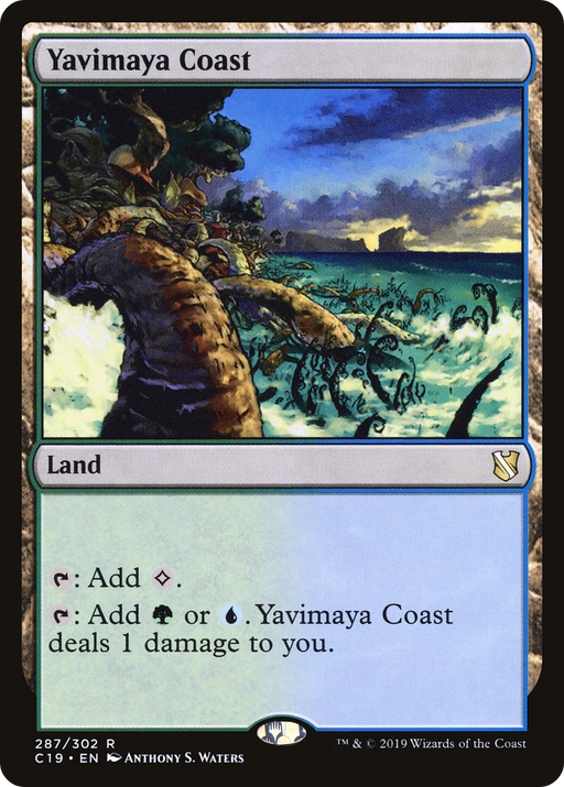 Yavimaya Coast (C19-287) [Commander 2019] MTG Single Wizards of the Coast