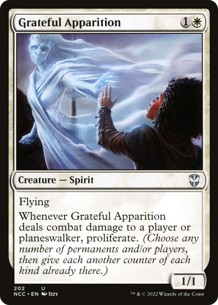 Grateful Apparition (NCC-202) [New Capenna Commander] MTG Single Wizards of the Coast
