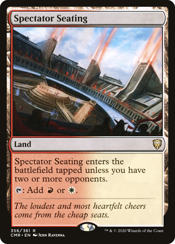 Spectator Seating (CMR-356) [Commander Legends] Foil MTG Single Wizards of the Coast