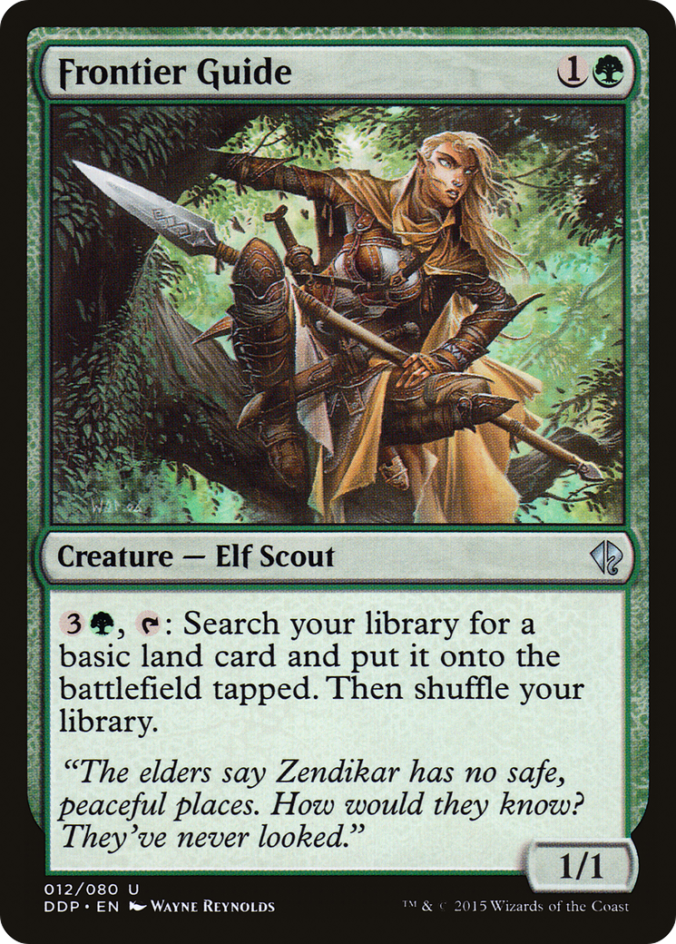 Frontier Guide (DDP-012) [Misc] Duel Decks: Zendikar vs. Eldrazi MTG Single Wizards of the Coast