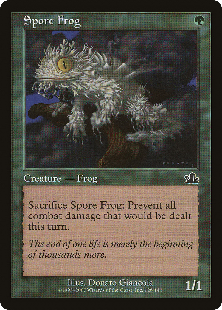 Spore Frog [Prophecy] MTG Single Magic: The Gathering