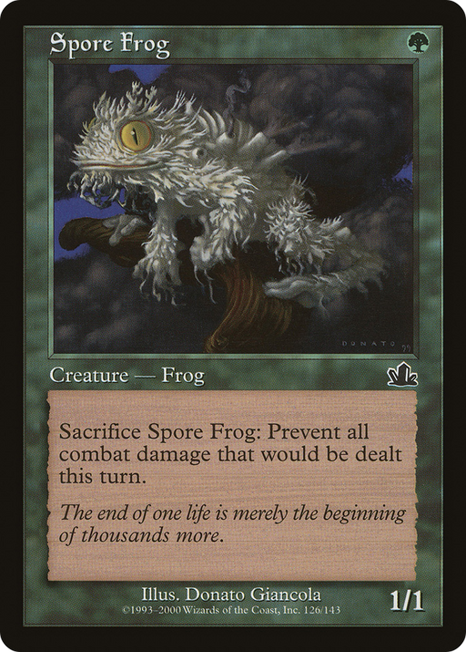 Spore Frog (PCY-126) [Prophecy] Foil MTG Single Wizards of the Coast