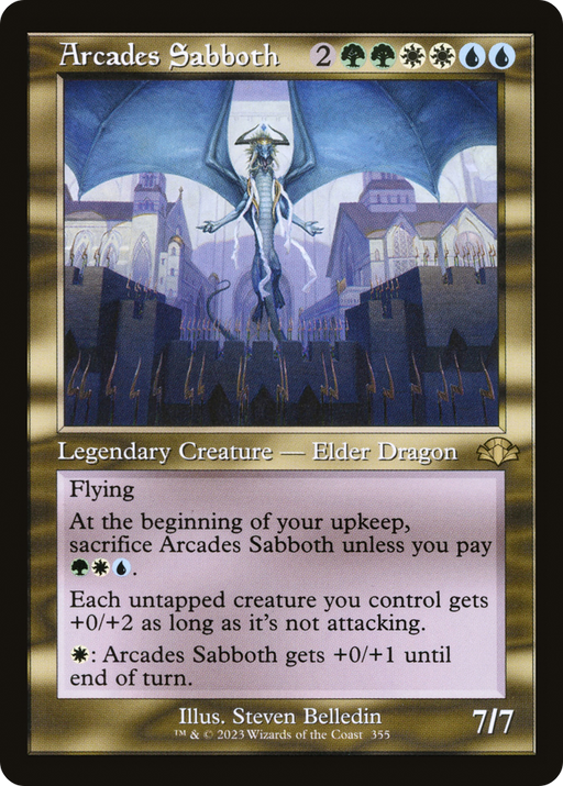 Arcades Sabboth (DMR-355) [Dominaria Remastered] MTG Single Wizards of the Coast