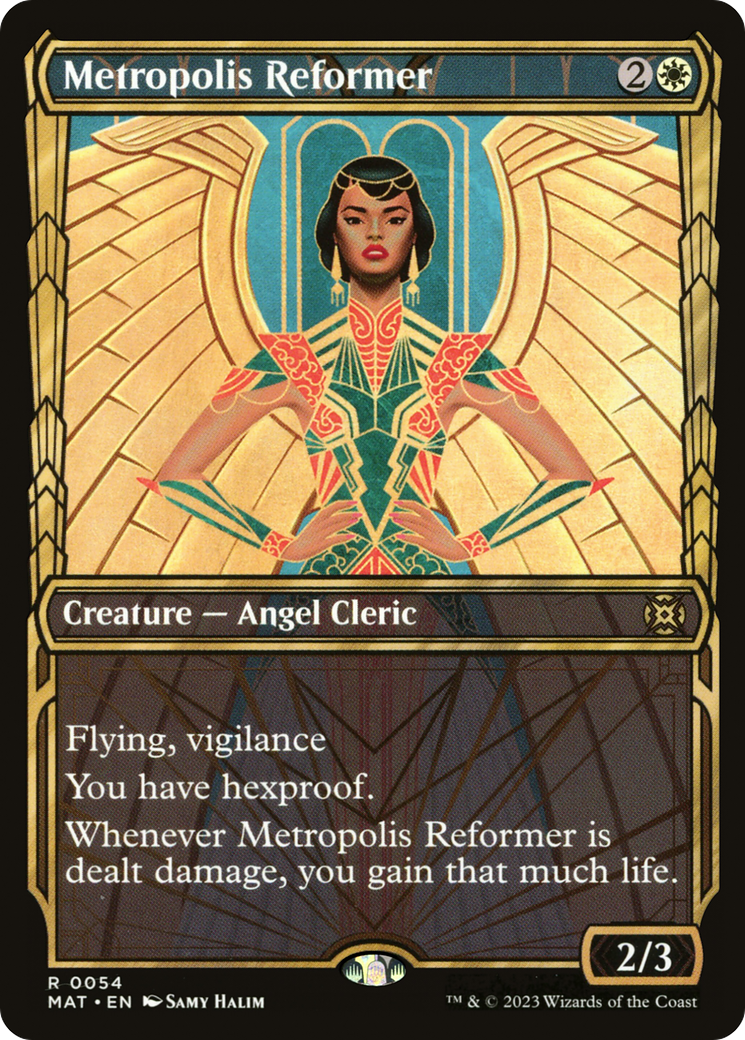Metropolis Reformer (MAT-054) [March of the Machine: The Aftermath] (Showcase) MTG Single Wizards of the Coast