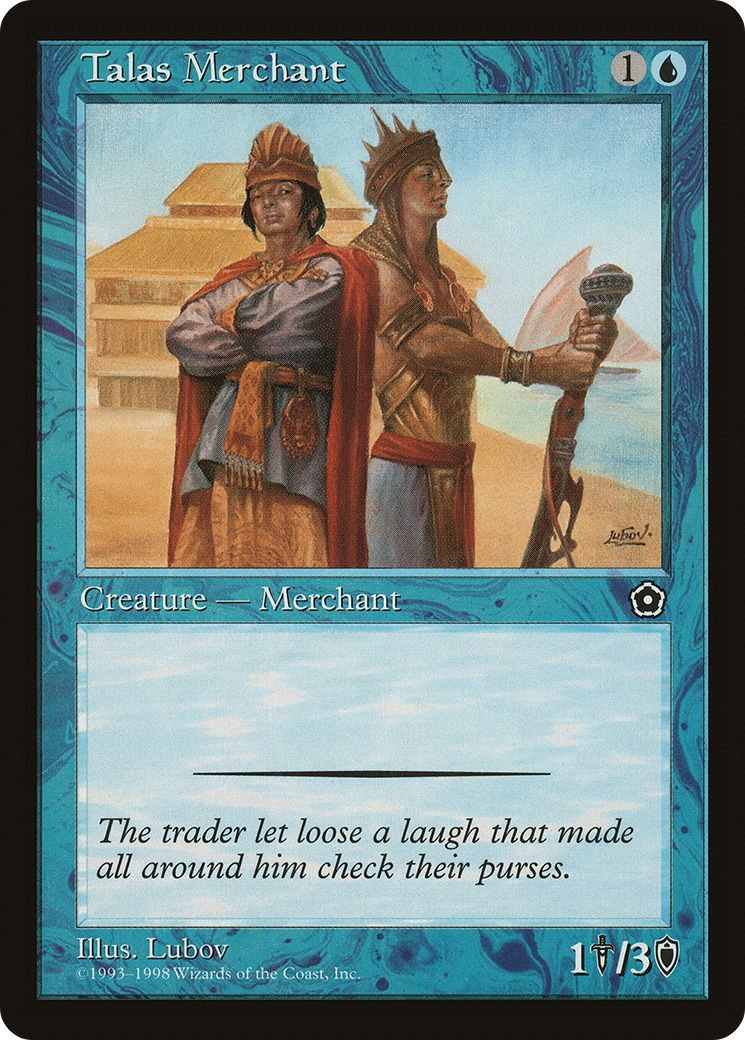 Talas Merchant (P02-) [Misc] Portal Second Age MTG Single Wizards of the Coast