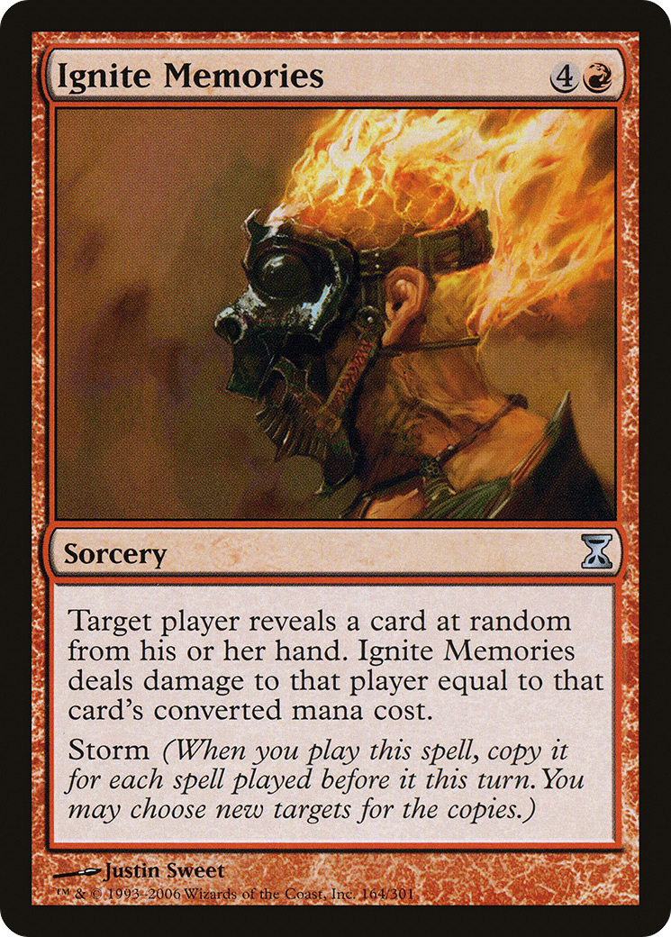 Ignite Memories (TSP-164) [Time Spiral] Foil MTG Single Wizards of the Coast