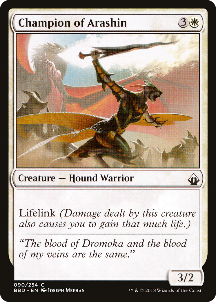 Champion of Arashin (BBD-090) [Battlebond] Foil MTG Single Wizards of the Coast