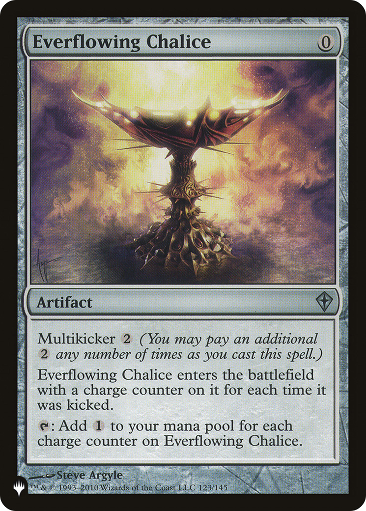 Everflowing Chalice (LIST-WWK-123) [Mystery Booster] The List MTG Single Wizards of the Coast