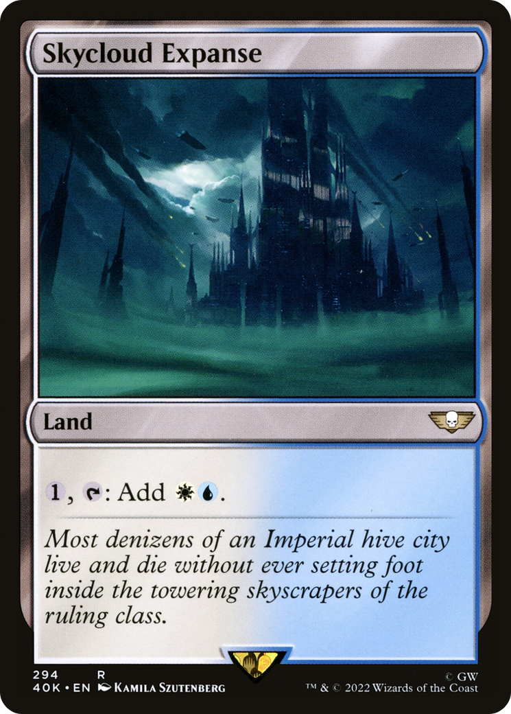 Skycloud Expanse (40K-294) [Warhammer 40,000 Commander] MTG Single Wizards of the Coast