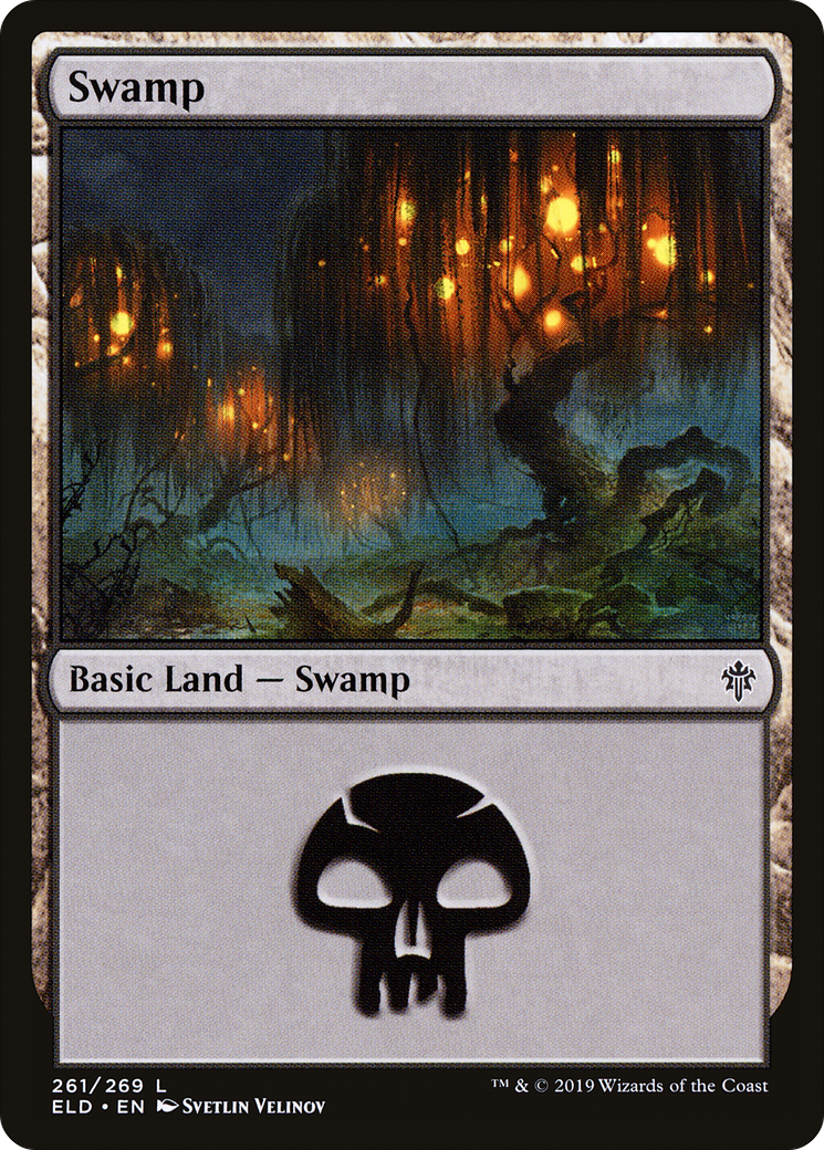 Swamp (ELD-261) [Throne of Eldraine] MTG Single Wizards of the Coast