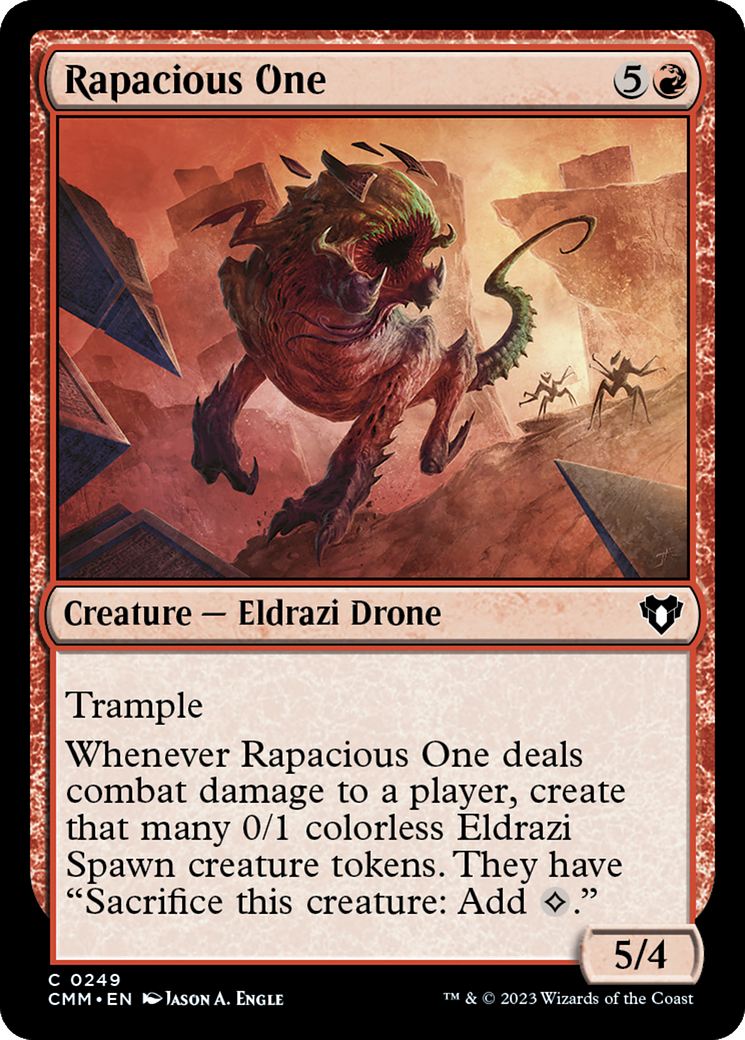 Rapacious One (CMM-249) [Commander Masters] Foil MTG Single Wizards of the Coast