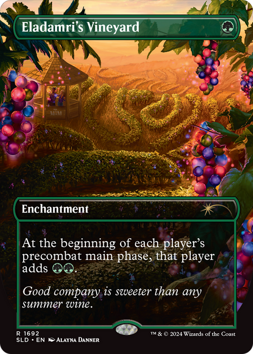 Eladamri's Vineyard (SLD-1692) [Secret Lair] Drop (Borderless) MTG Single Wizards of the Coast