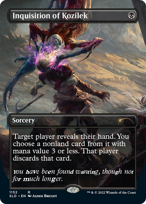 Inquisition of Kozilek (SLD-1152) [Secret Lair] Drop (Borderless) Foil MTG Single Wizards of the Coast