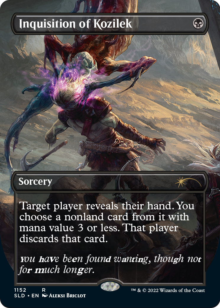 Inquisition of Kozilek (SLD-1152) [Secret Lair] Drop (Borderless) Foil MTG Single Wizards of the Coast