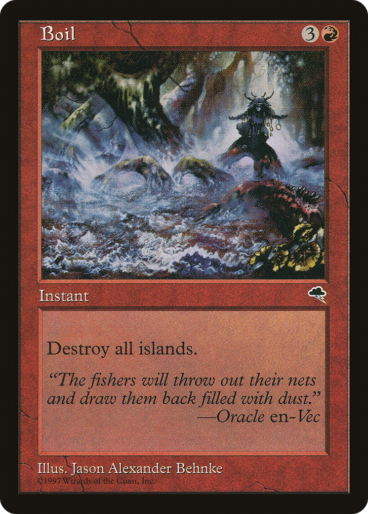 Boil (TMP-165) [Tempest] MTG Single Wizards of the Coast