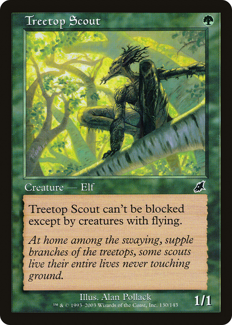 Treetop Scout (SCG-130) [Scourge] MTG Single Wizards of the Coast