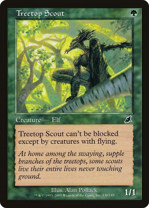 Treetop Scout (SCG-130) [Scourge] MTG Single Wizards of the Coast