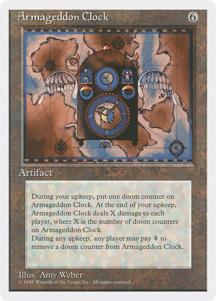 Armageddon Clock (4ED-295) [Fourth Edition] MTG Single Wizards of the Coast