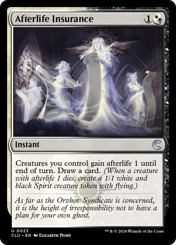 Afterlife Insurance (CLU-023) [Ravnica: Clue Edition] MTG Single Wizards of the Coast