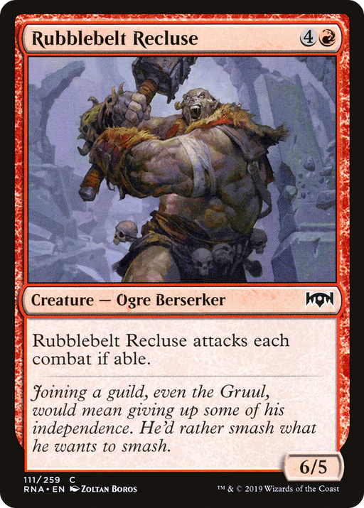Rubblebelt Recluse (RNA-111) [Ravnica Allegiance] MTG Single Wizards of the Coast