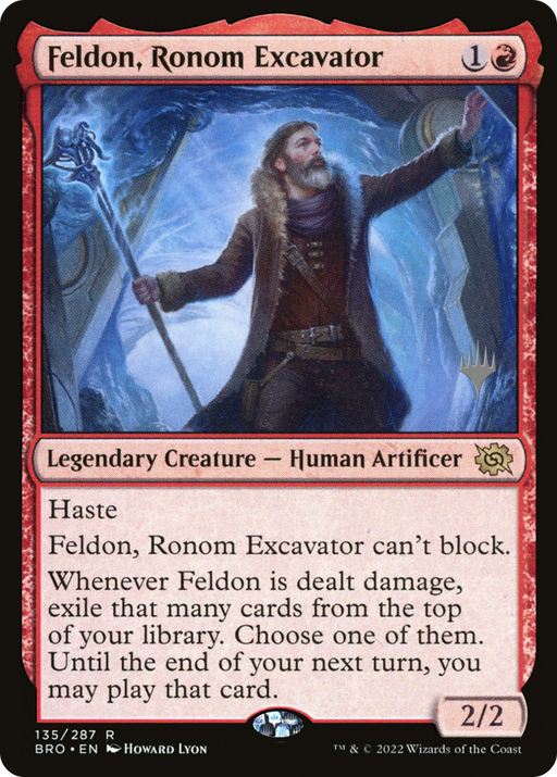 Feldon, Ronom Excavator (PPBRO-135P) [The Brothers' War Promos] MTG Single Wizards of the Coast