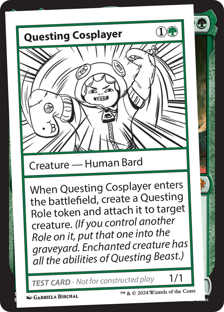 Questing Cosplayer (MB2PC-) [Mystery Booster] Mystery Booster 2 MTG Single Wizards of the Coast