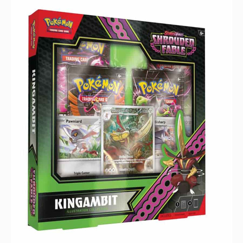 Pokémon Scarlet & Violet: Shrouded Fable - Kingambit Illustration Collection Pokemon Sealed Pokémon   