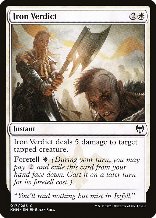 Iron Verdict (KHM-017) [Kaldheim] MTG Single Wizards of the Coast