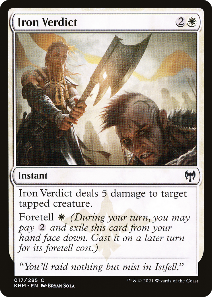 Iron Verdict (KHM-017) [Kaldheim] Foil MTG Single Wizards of the Coast