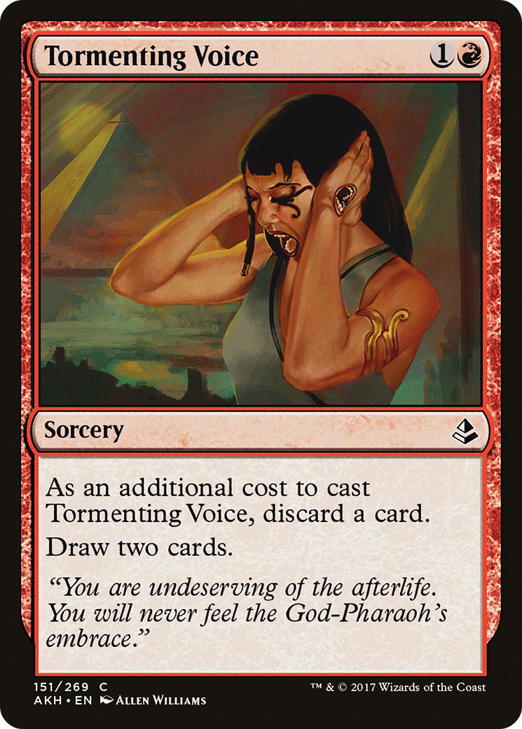 Tormenting Voice (AKH-151) [Amonkhet] MTG Single Wizards of the Coast