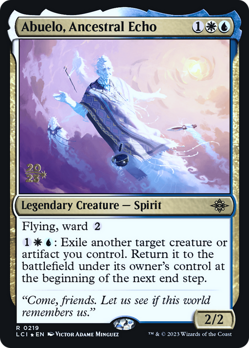 Abuelo, Ancestral Echo (PRE-219) [The Lost Caverns of Ixalan Promos] Foil MTG Single Wizards of the Coast