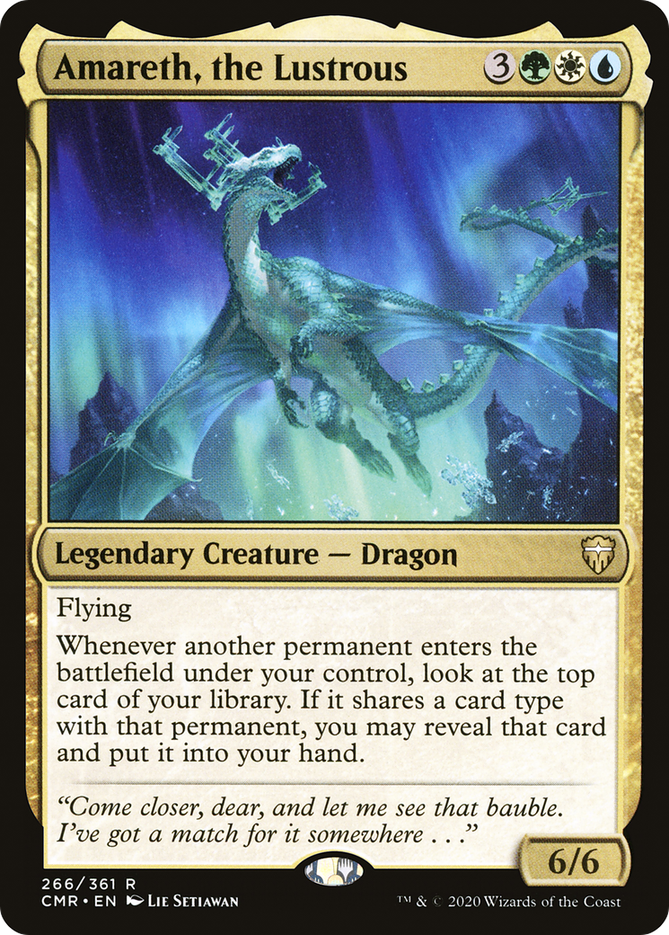 Amareth, the Lustrous (CMR-266) [Commander Legends] MTG Single Wizards of the Coast