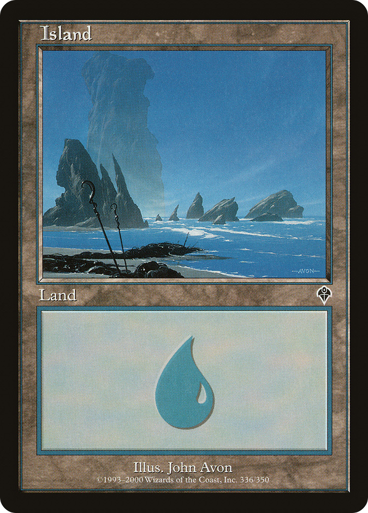 Island (INV-336) [Invasion] Foil MTG Single Wizards of the Coast