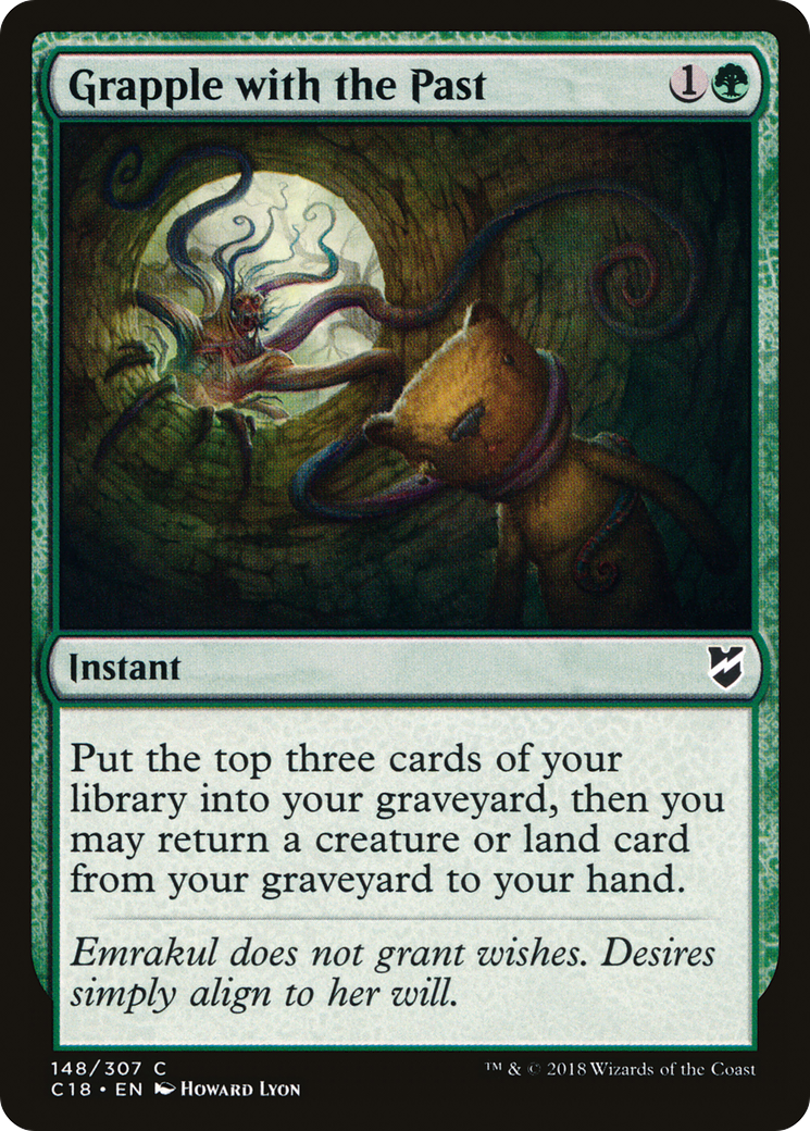 Grapple with the Past (C18-148) [Commander 2018] MTG Single Wizards of the Coast