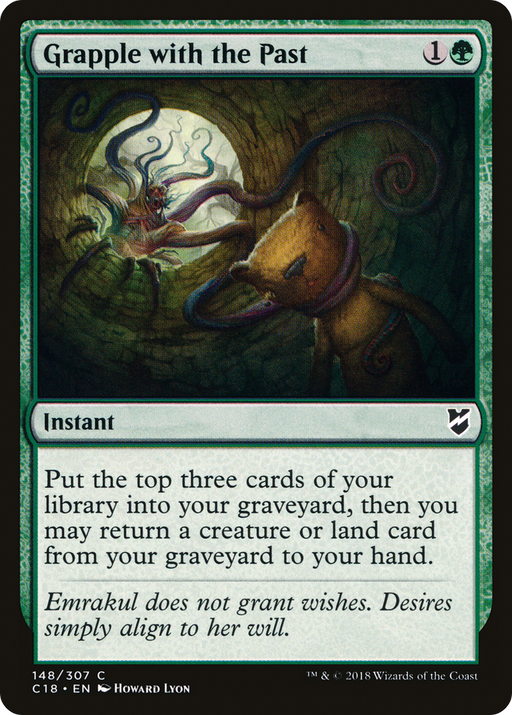 Grapple with the Past (C18-148) [Commander 2018] MTG Single Wizards of the Coast