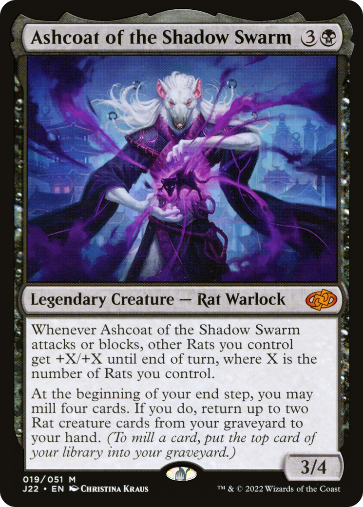 Ashcoat of the Shadow Swarm (J22-019) [Jumpstart 2022] MTG Single Wizards of the Coast