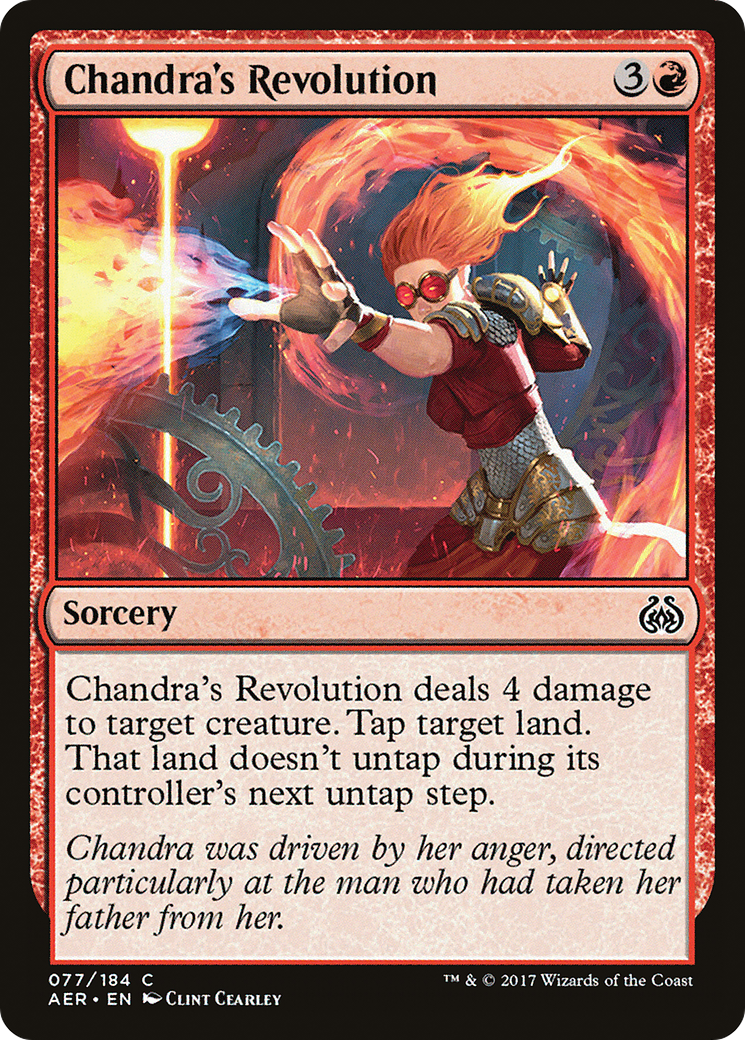Chandra's Revolution (AER-077) [Aether Revolt] MTG Single Wizards of the Coast