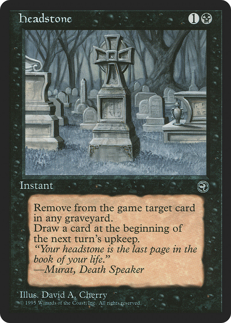 Headstone (HML-) [Homelands] MTG Single Wizards of the Coast