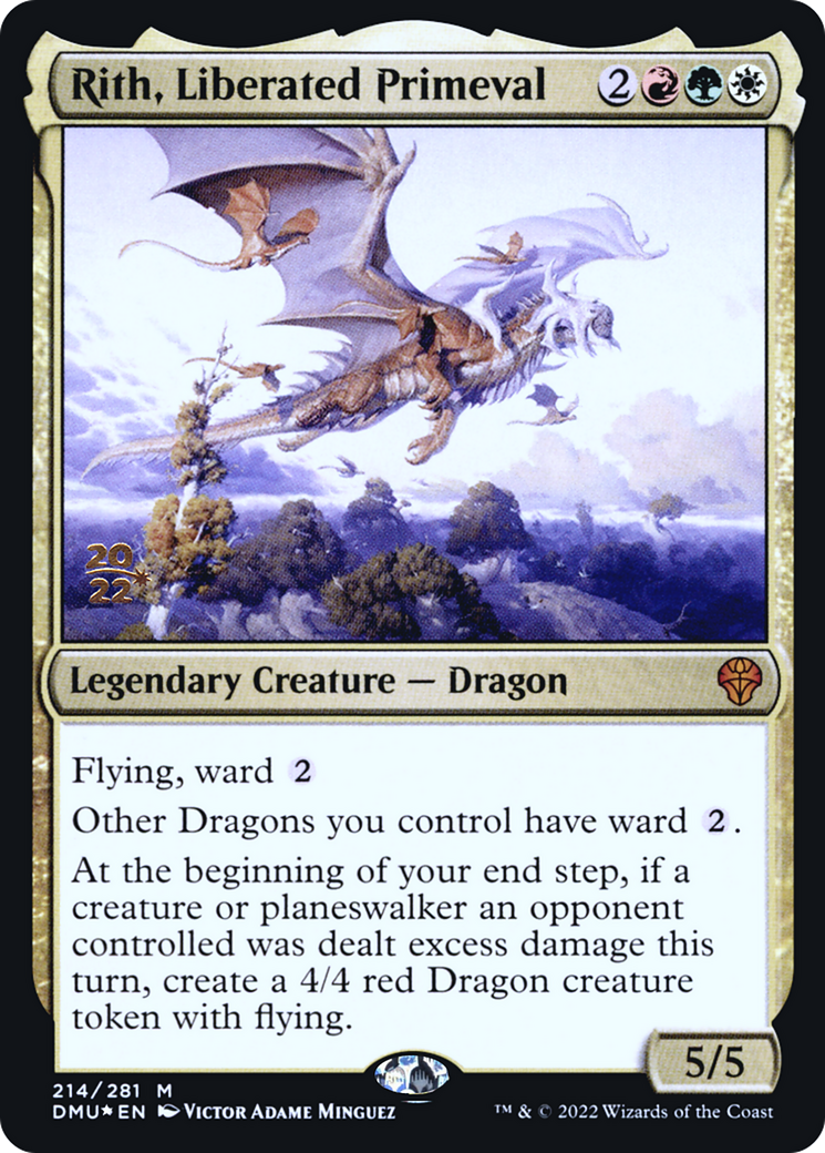 Rith, Liberated Primeval (PRE-214) [Dominaria United Promos] Foil MTG Single Wizards of the Coast