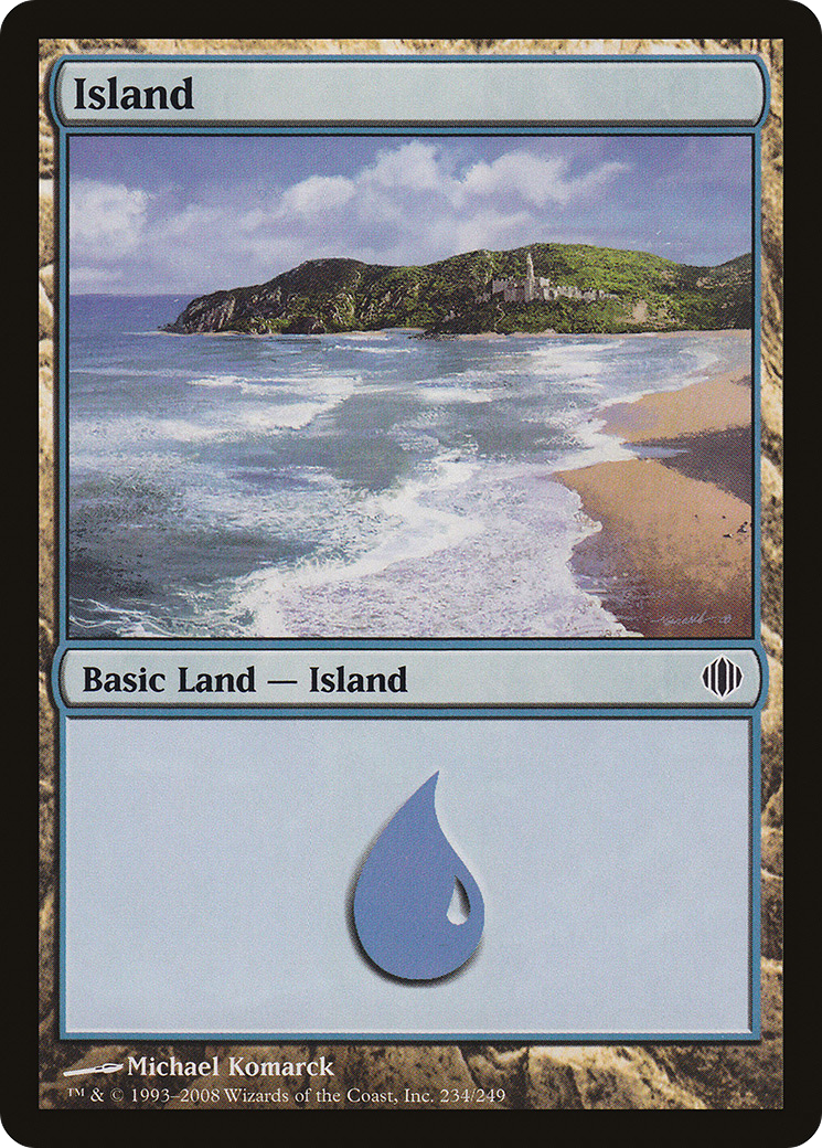 Island (ALA-234) [Shards of Alara] Foil MTG Single Wizards of the Coast