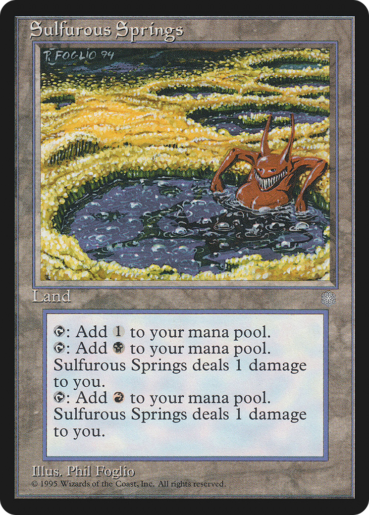 Sulfurous Springs (ICE-360) [Ice Age] MTG Single Wizards of the Coast