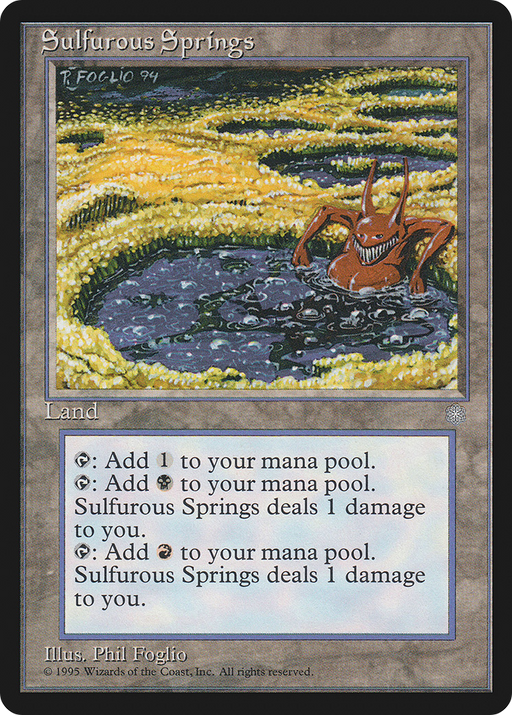 Sulfurous Springs (ICE-360) [Ice Age] MTG Single Wizards of the Coast
