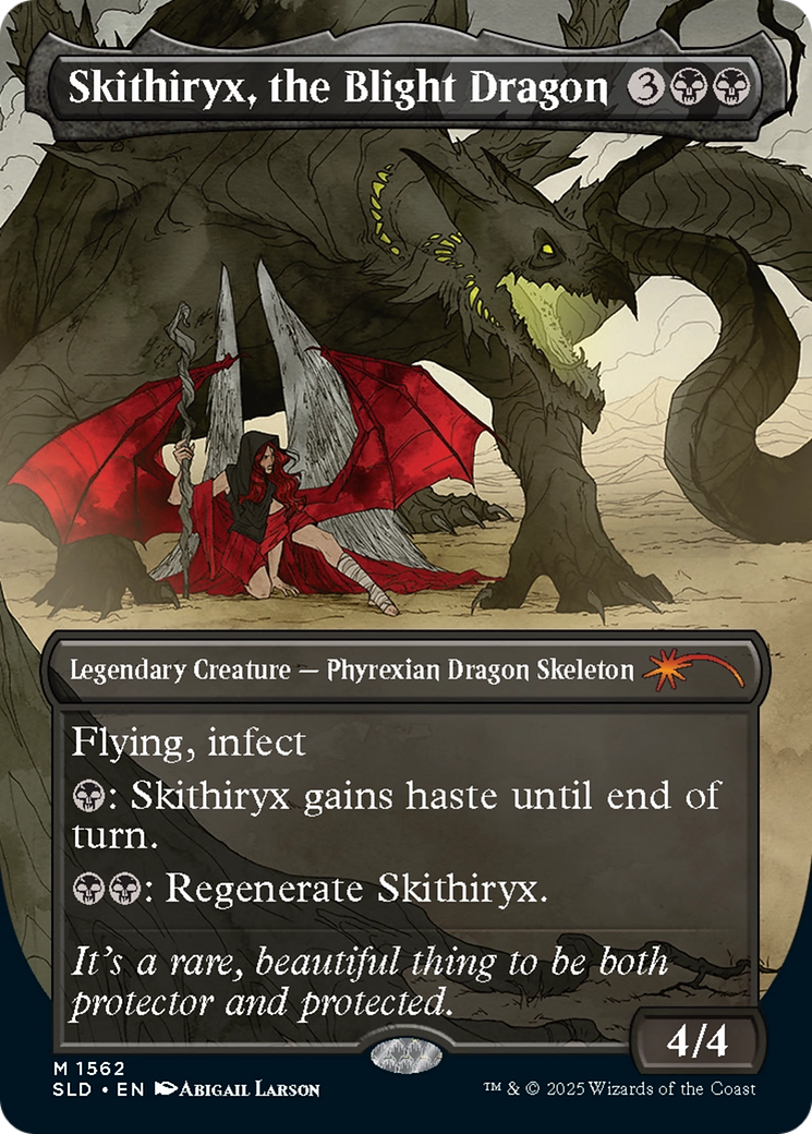 Skithiryx, the Blight Dragon (SLD-1562) [Secret Lair] Drop (Borderless) MTG Single Wizards of the Coast