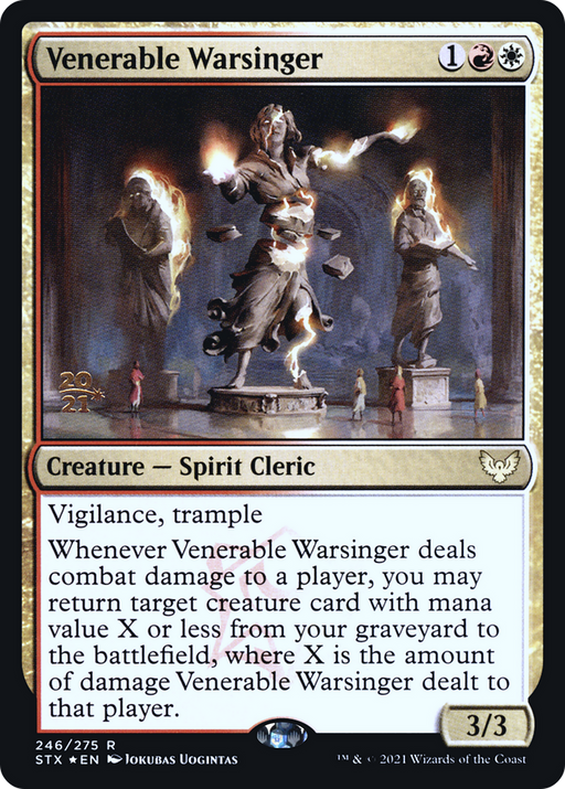 Venerable Warsinger (PRE-246) [Strixhaven: School of Mages Promos] Foil MTG Single Wizards of the Coast