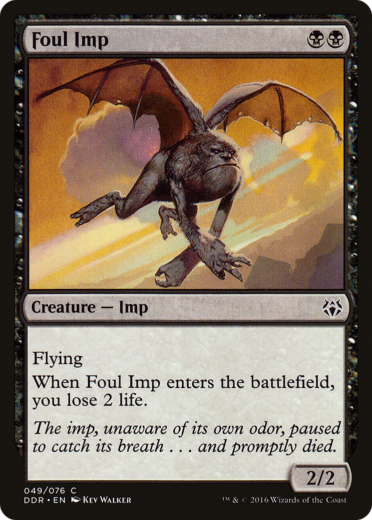 Foul Imp (DDR-049) [Misc] Duel Decks: Nissa vs. Ob Nixilis MTG Single Wizards of the Coast
