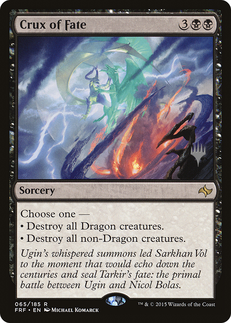 Crux of Fate (PPIKO-65P) [Fate Reforged Promos] MTG Single Wizards of the Coast