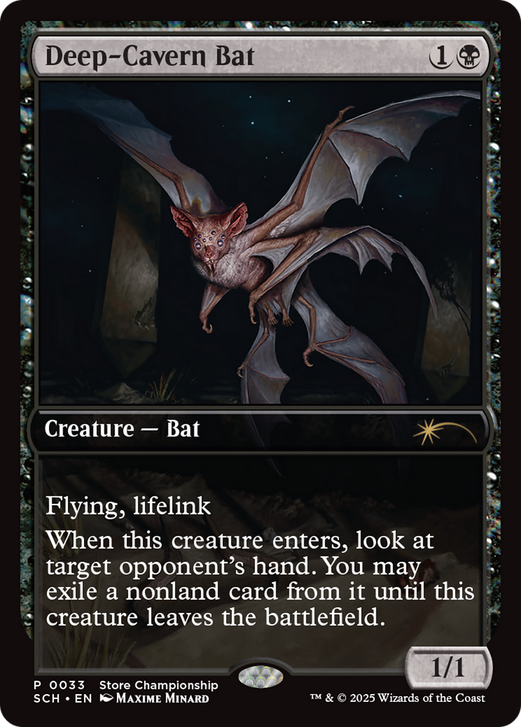 Deep-Cavern Bat (GAME-033) [Misc] Store Championships MTG Single Wizards of the Coast