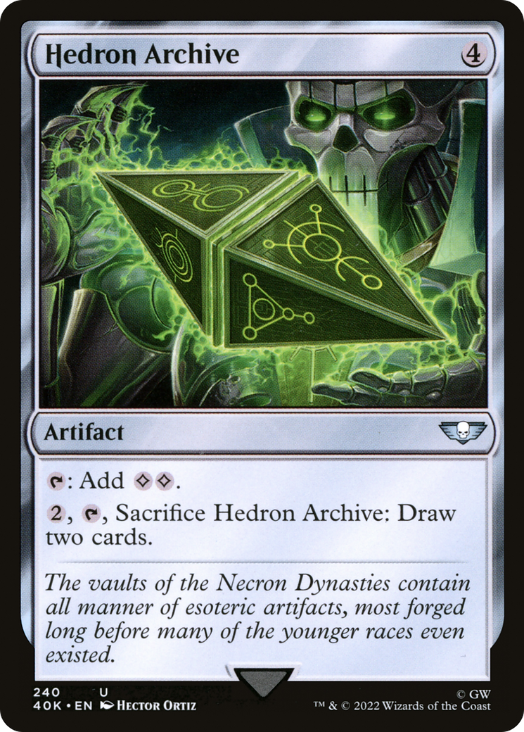 Hedron Archive (40K-240) [Warhammer 40,000 Commander] MTG Single Wizards of the Coast